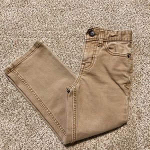 4 Cat & Jack straight tan jeans